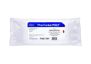 Sterile Pre-saturated 70% IPA & 30% WFI Compounding wipes made from Polyester. 